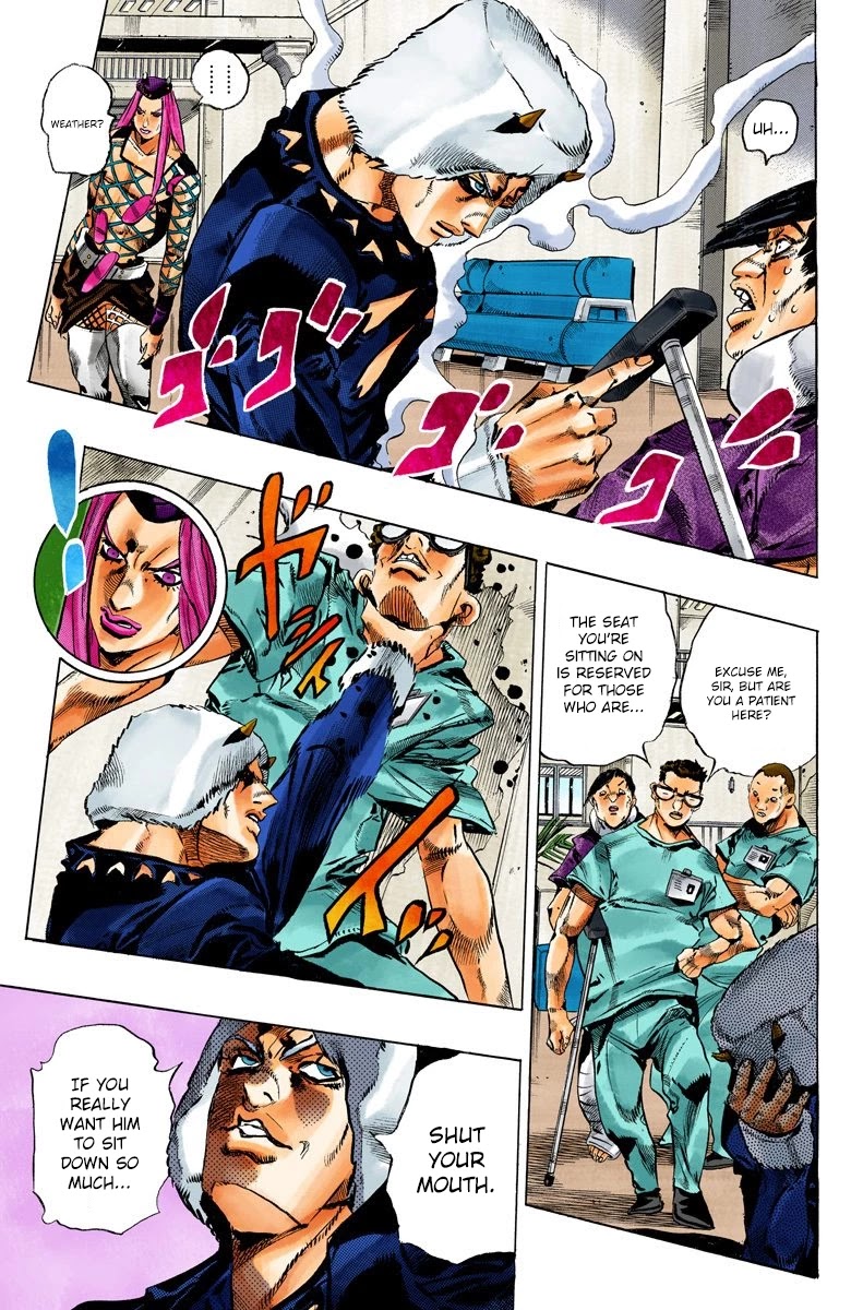 JoJo's Bizarre Adventure Part 6 - Stone Ocean (Official Colored) chapter 125 page 4
