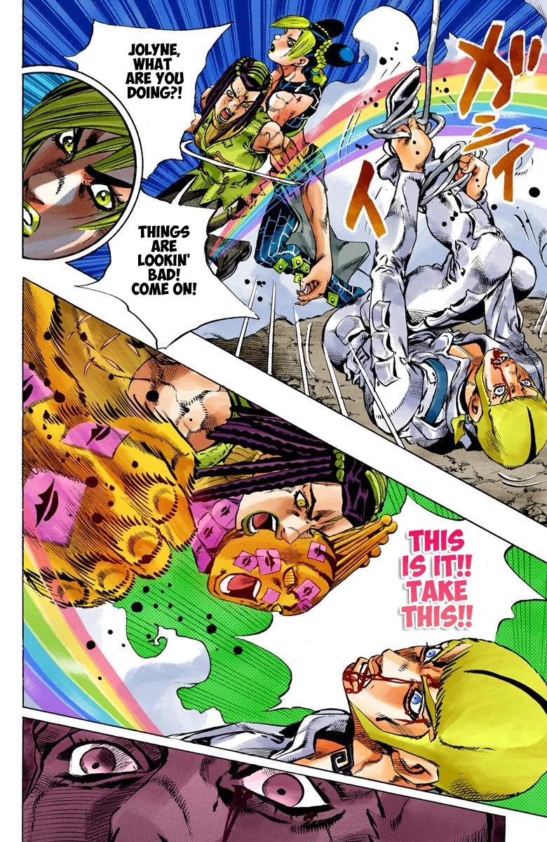JoJo's Bizarre Adventure Part 6 - Stone Ocean (Official Colored) chapter 125 page 8