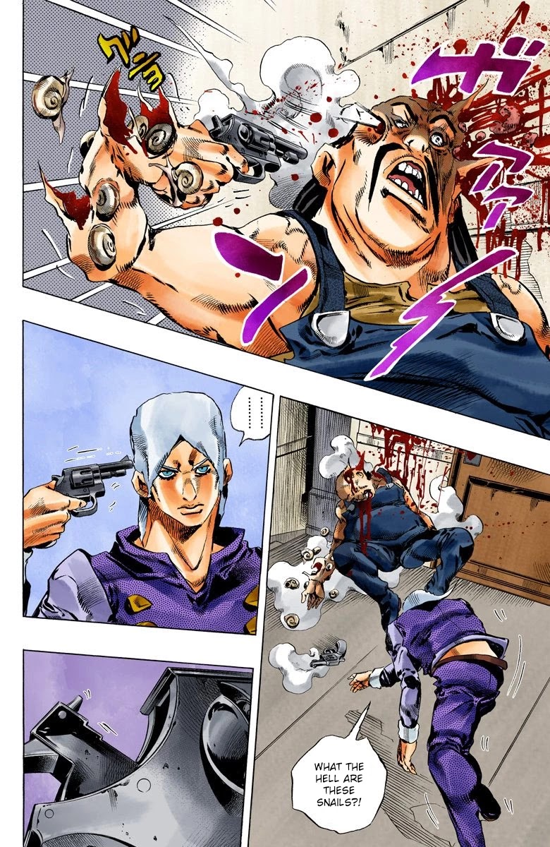 JoJo's Bizarre Adventure Part 6 - Stone Ocean (Official Colored) chapter 129 page 12