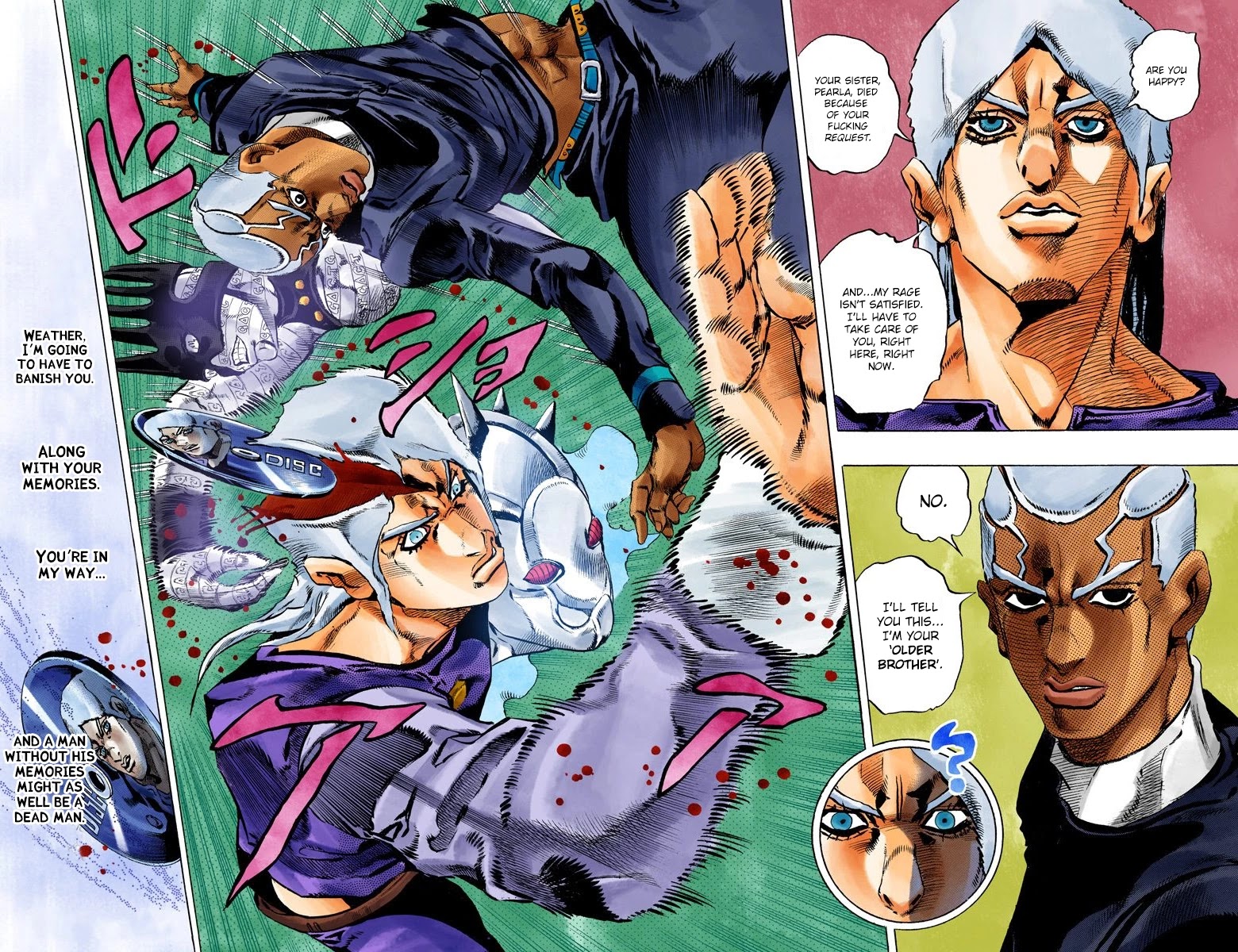JoJo's Bizarre Adventure Part 6 - Stone Ocean (Official Colored) chapter 129 page 18