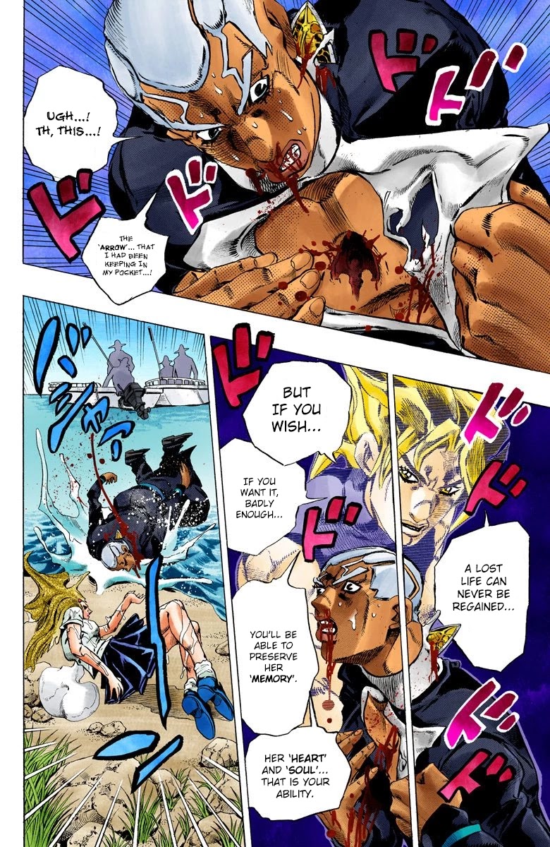 JoJo's Bizarre Adventure Part 6 - Stone Ocean (Official Colored) chapter 129 page 8