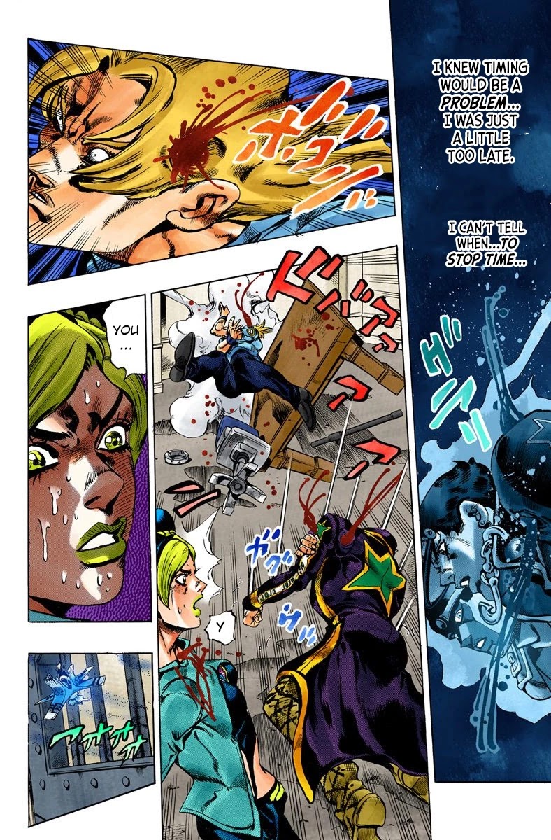 JoJo's Bizarre Adventure Part 6 - Stone Ocean (Official Colored) chapter 13 page 17