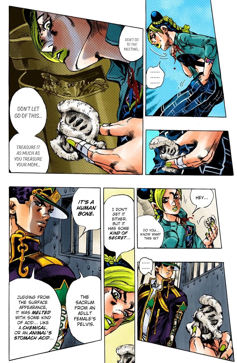 JoJo's Bizarre Adventure Part 6 - Stone Ocean (Official Colored) chapter 13 page 6