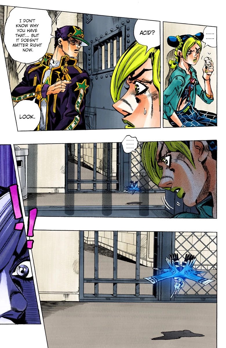 JoJo's Bizarre Adventure Part 6 - Stone Ocean (Official Colored) chapter 13 page 7