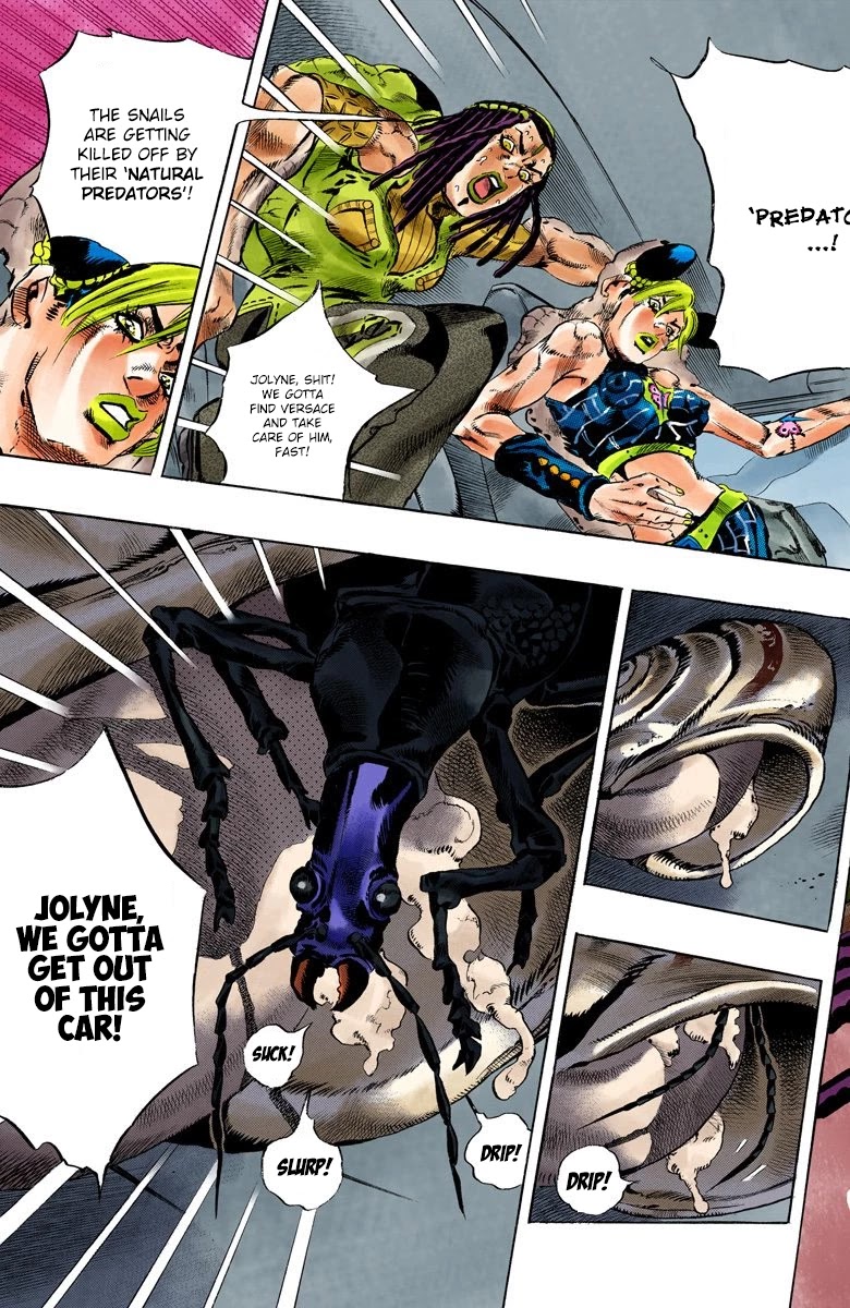 JoJo's Bizarre Adventure Part 6 - Stone Ocean (Official Colored) chapter 131 page 19
