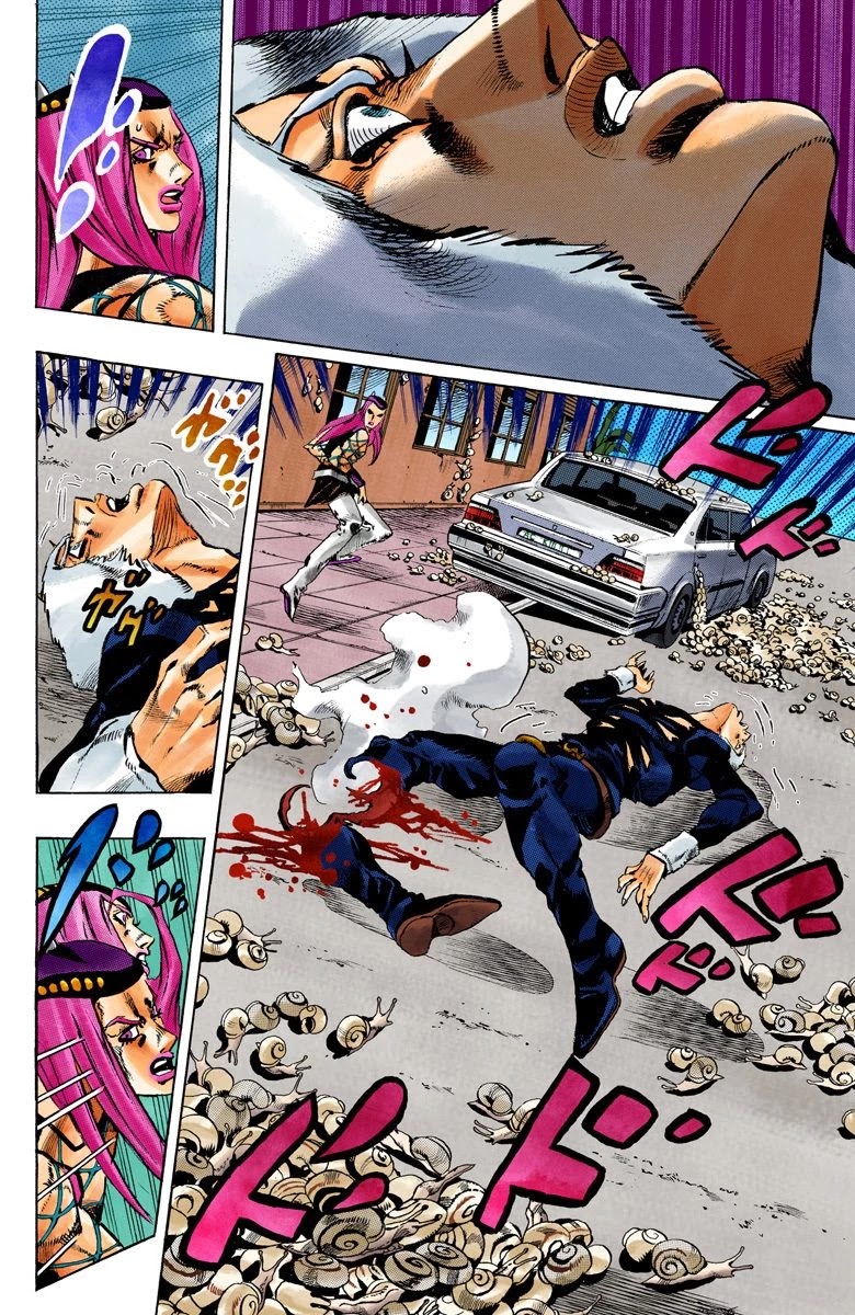 JoJo's Bizarre Adventure Part 6 - Stone Ocean (Official Colored) chapter 133 page 12
