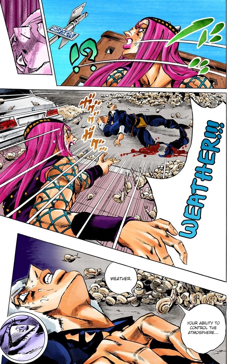 JoJo's Bizarre Adventure Part 6 - Stone Ocean (Official Colored) chapter 133 page 13