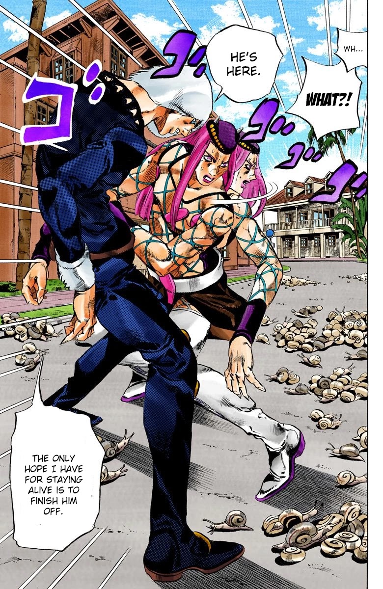 JoJo's Bizarre Adventure Part 6 - Stone Ocean (Official Colored) chapter 133 page 6