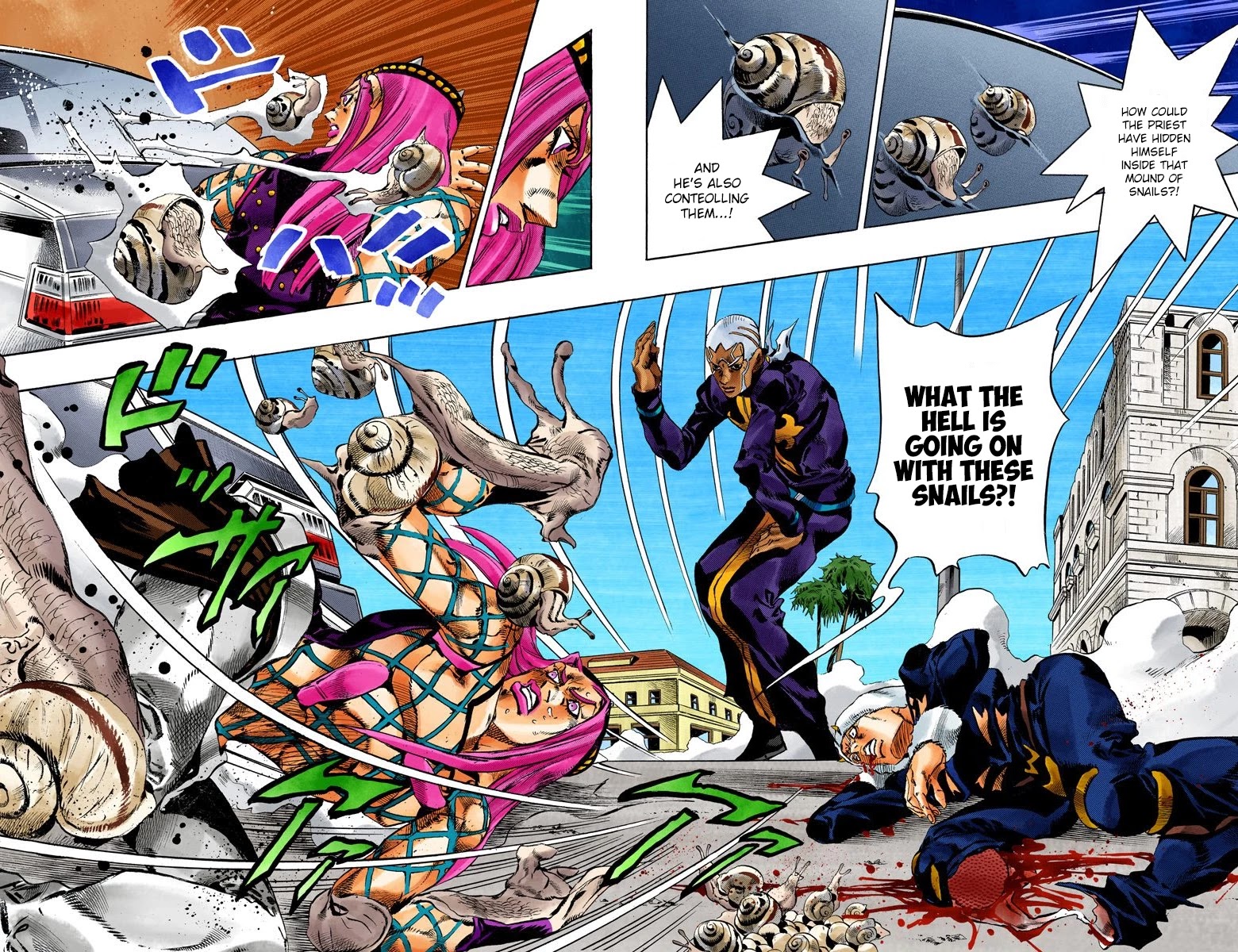 JoJo's Bizarre Adventure Part 6 - Stone Ocean (Official Colored) chapter 134 page 5