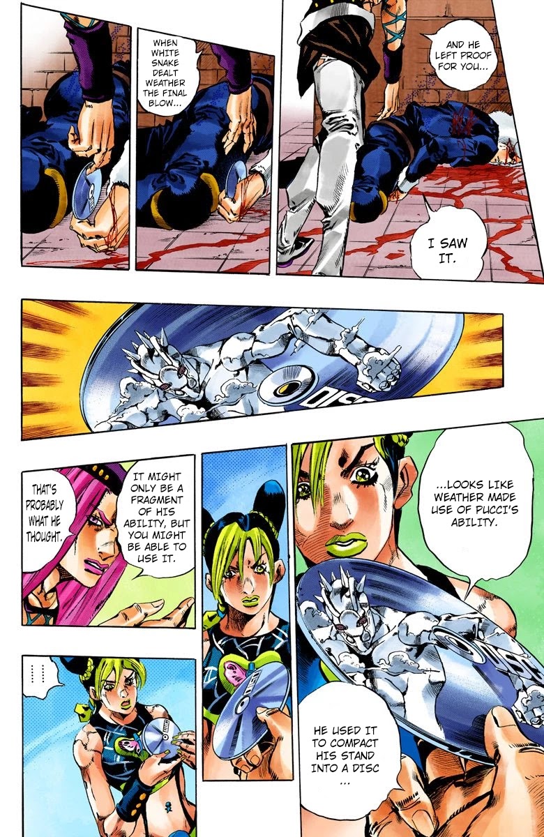 JoJo's Bizarre Adventure Part 6 - Stone Ocean (Official Colored) chapter 137 page 16