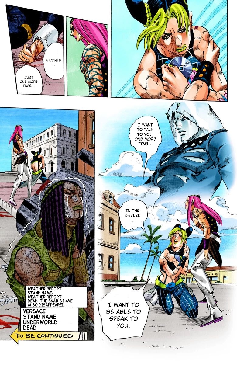 JoJo's Bizarre Adventure Part 6 - Stone Ocean (Official Colored) chapter 137 page 17