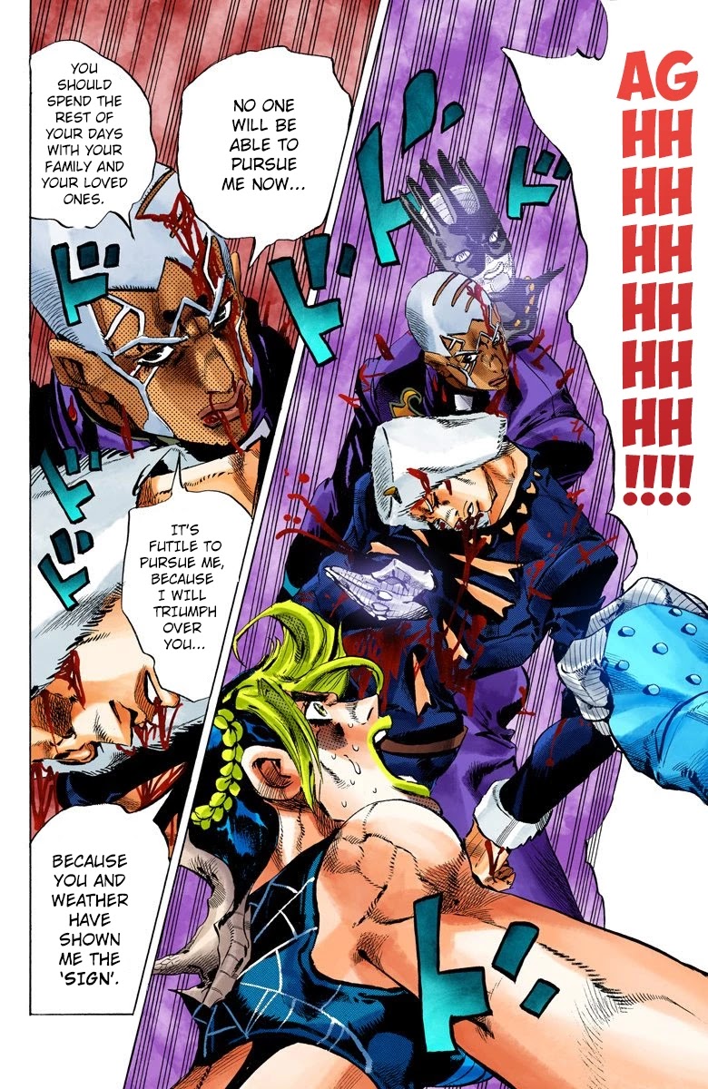 JoJo's Bizarre Adventure Part 6 - Stone Ocean (Official Colored) chapter 137 page 8
