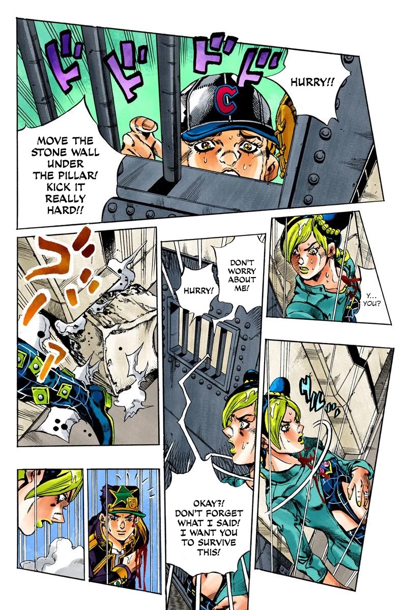 JoJo's Bizarre Adventure Part 6 - Stone Ocean (Official Colored) chapter 14 page 13