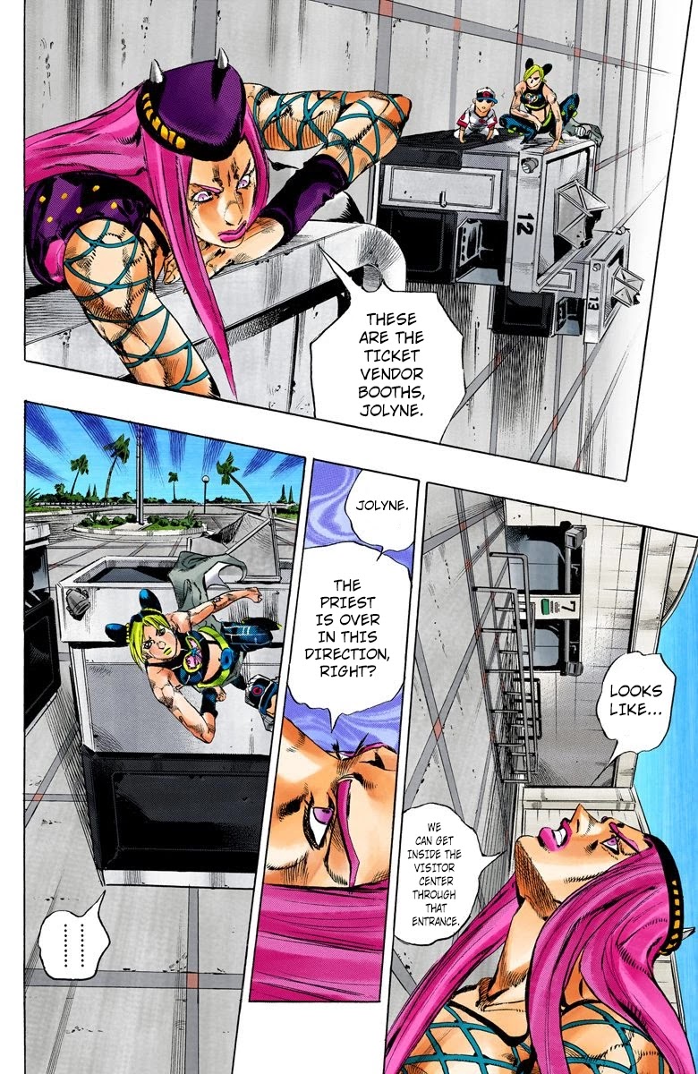 JoJo's Bizarre Adventure Part 6 - Stone Ocean (Official Colored) chapter 140 page 11