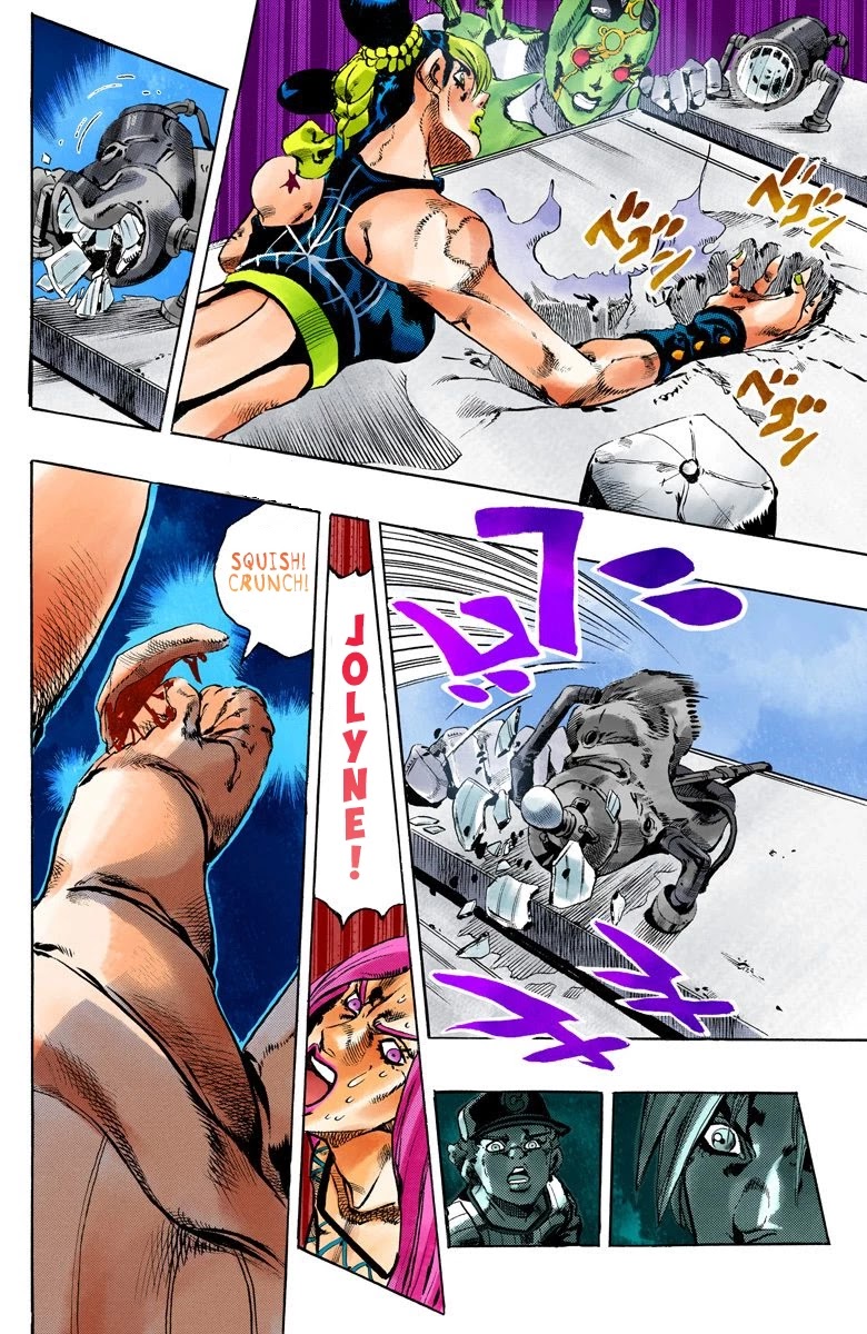 JoJo's Bizarre Adventure Part 6 - Stone Ocean (Official Colored) chapter 140 page 16