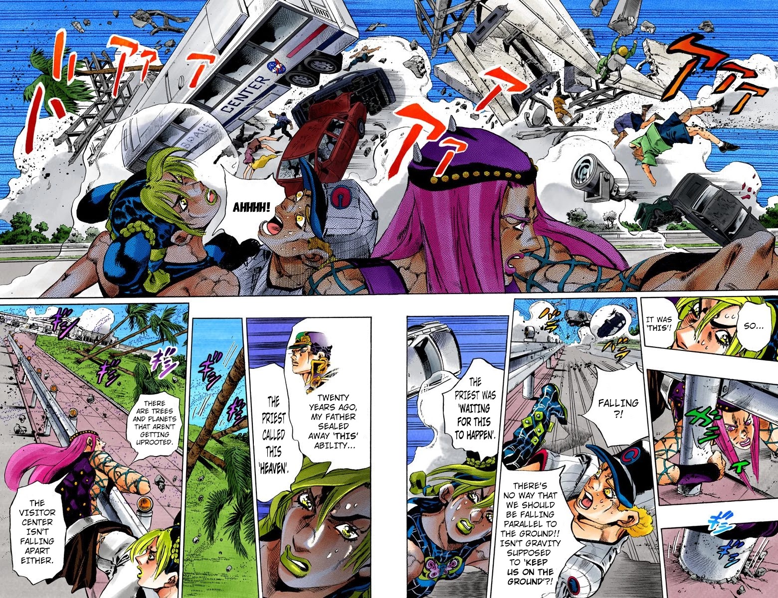 JoJo's Bizarre Adventure Part 6 - Stone Ocean (Official Colored) chapter 140 page 6