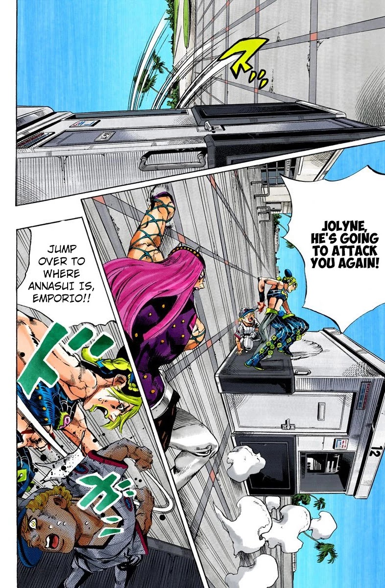JoJo's Bizarre Adventure Part 6 - Stone Ocean (Official Colored) chapter 141 page 10