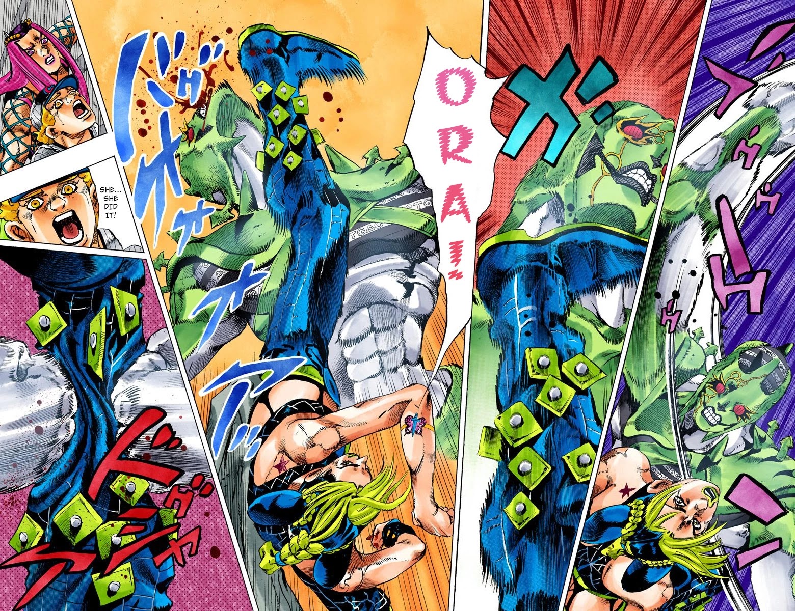 JoJo's Bizarre Adventure Part 6 - Stone Ocean (Official Colored) chapter 141 page 12