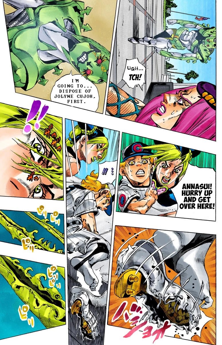 JoJo's Bizarre Adventure Part 6 - Stone Ocean (Official Colored) chapter 141 page 7