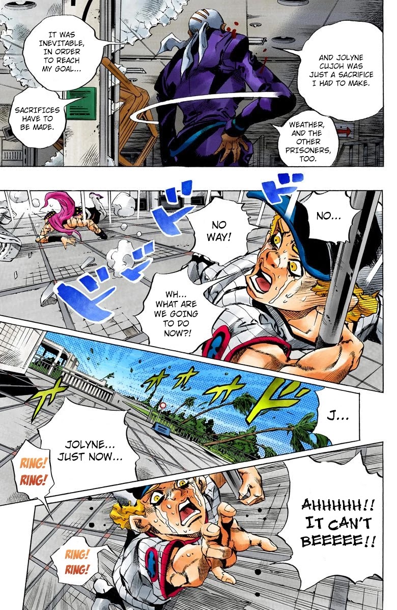 JoJo's Bizarre Adventure Part 6 - Stone Ocean (Official Colored) chapter 144 page 12