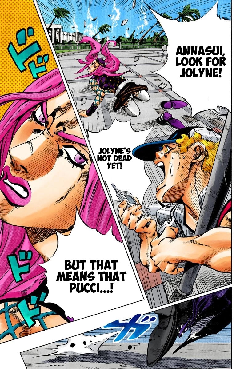 JoJo's Bizarre Adventure Part 6 - Stone Ocean (Official Colored) chapter 144 page 16