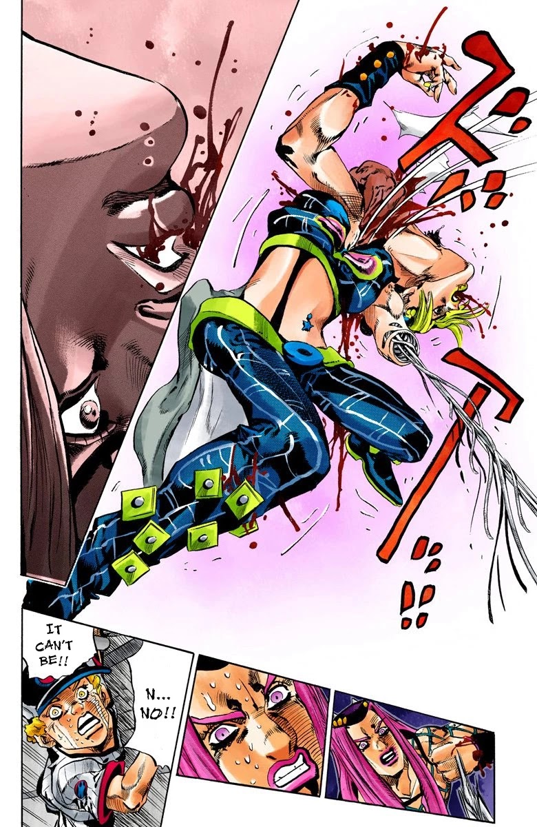 JoJo's Bizarre Adventure Part 6 - Stone Ocean (Official Colored) chapter 144 page 9