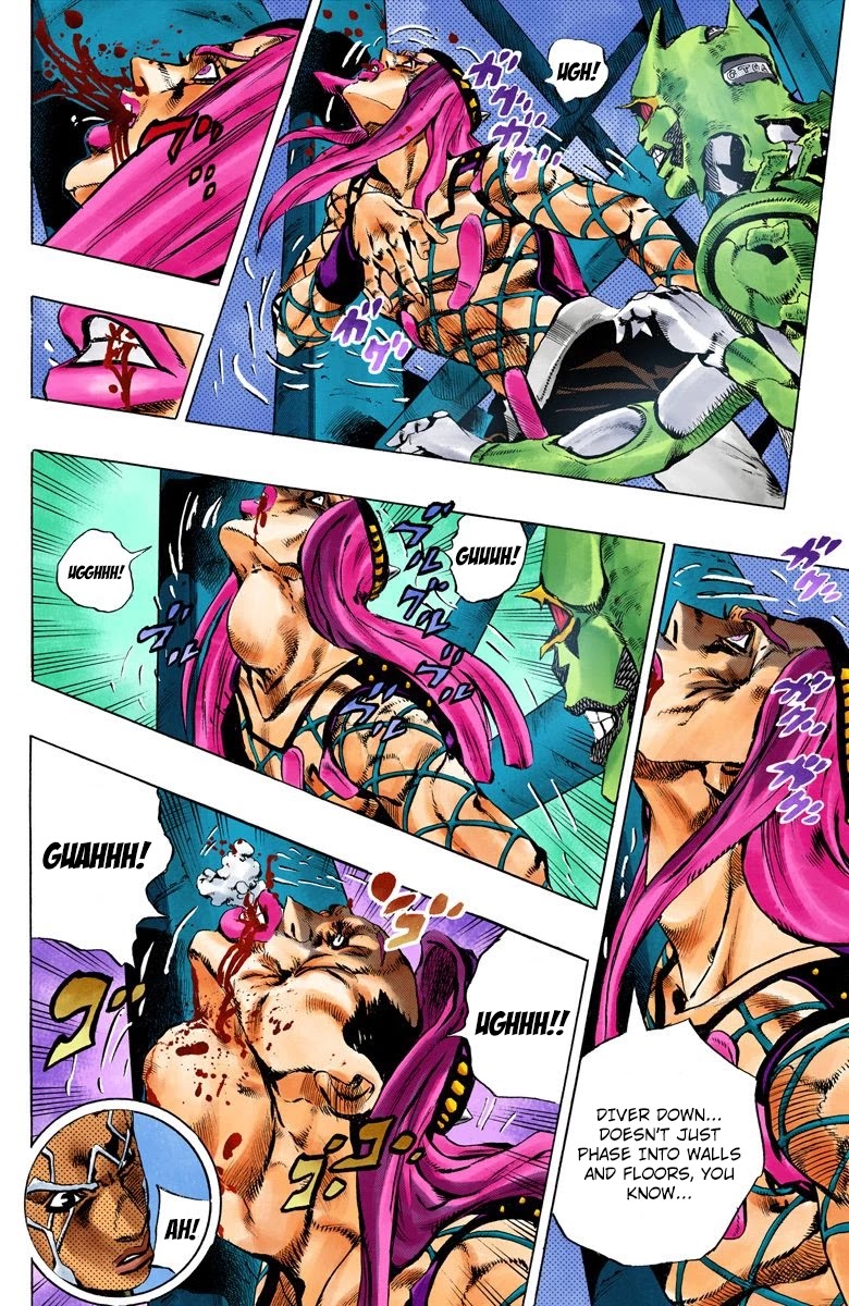 JoJo's Bizarre Adventure Part 6 - Stone Ocean (Official Colored) chapter 145 page 9