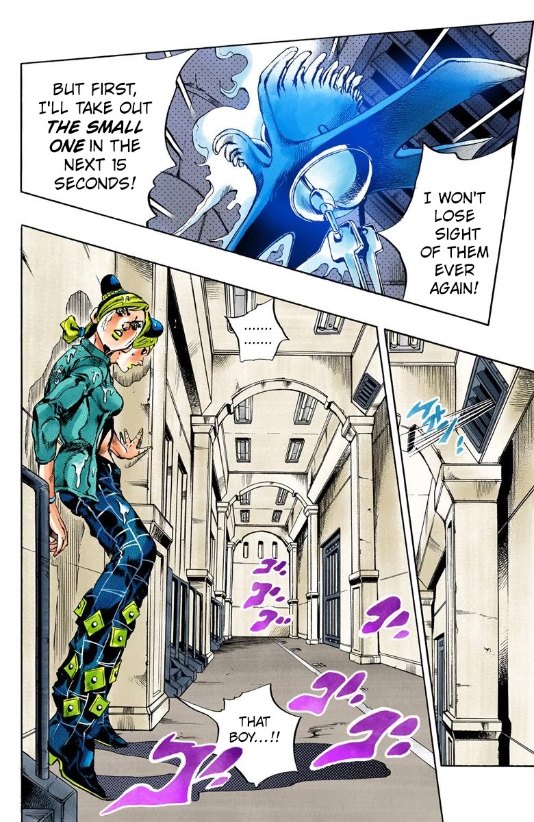JoJo's Bizarre Adventure Part 6 - Stone Ocean (Official Colored) chapter 15 page 4