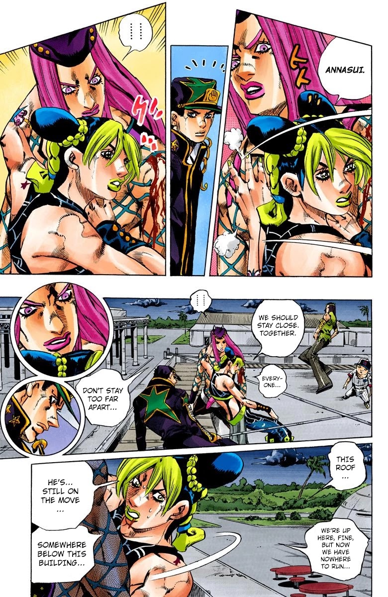 JoJo's Bizarre Adventure Part 6 - Stone Ocean (Official Colored) chapter 151 page 6
