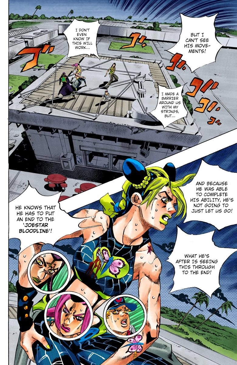JoJo's Bizarre Adventure Part 6 - Stone Ocean (Official Colored) chapter 151 page 7