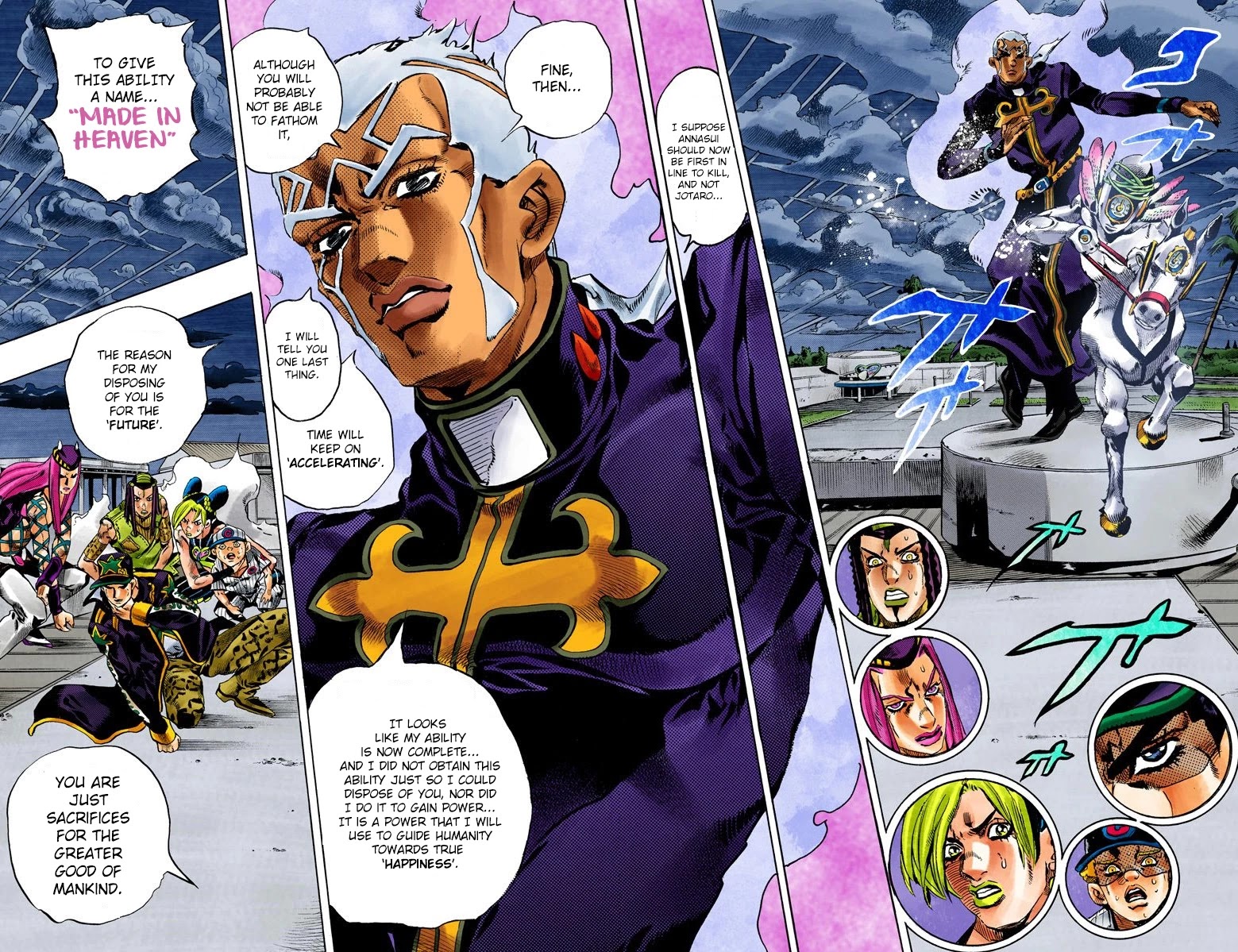 JoJo's Bizarre Adventure Part 6 - Stone Ocean (Official Colored) chapter 152 page 9