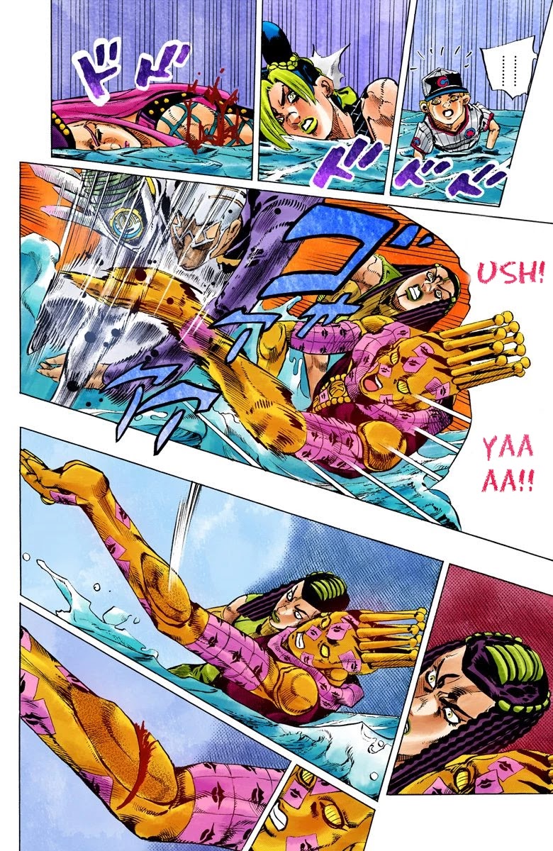 JoJo's Bizarre Adventure Part 6 - Stone Ocean (Official Colored) chapter 154 page 10