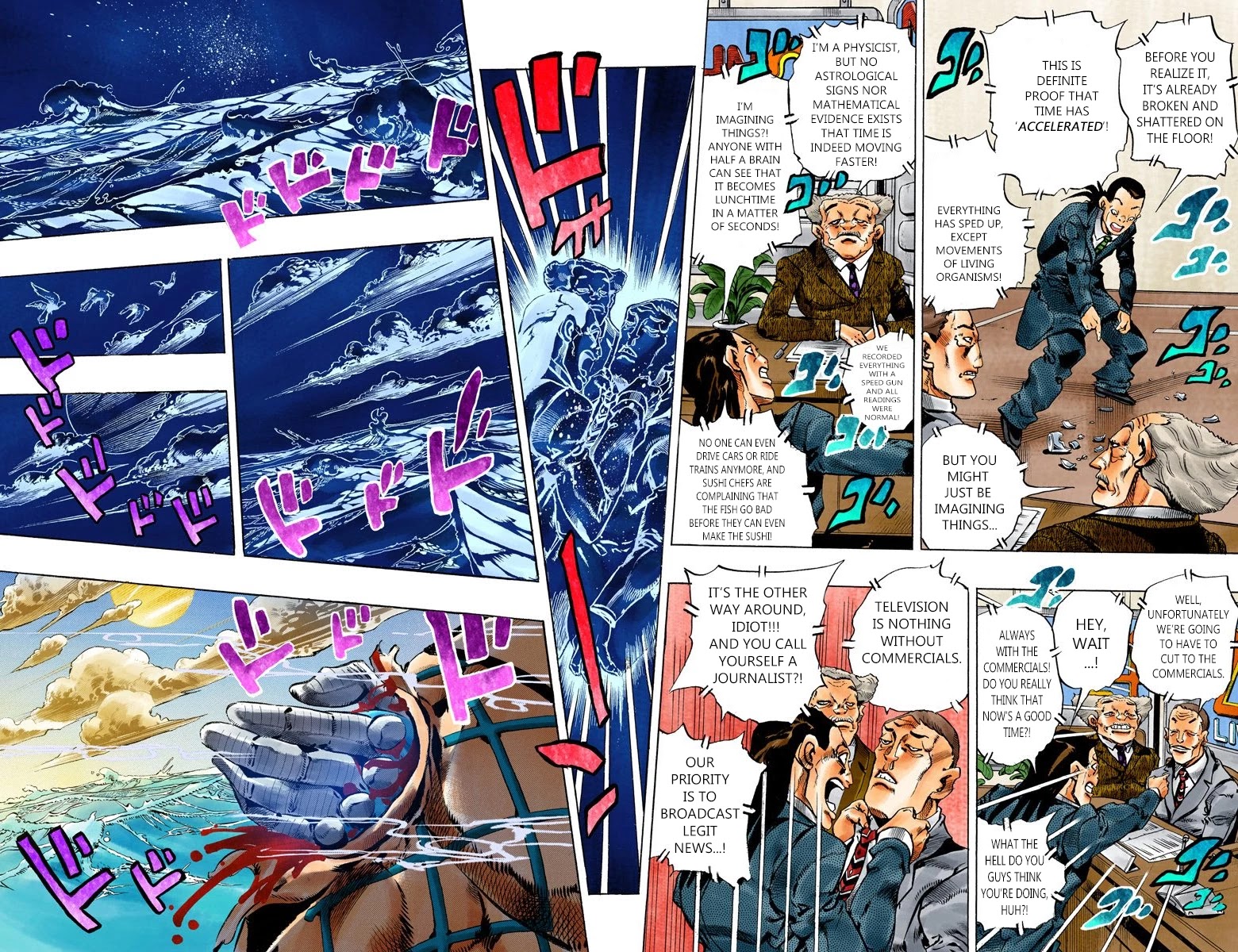 JoJo's Bizarre Adventure Part 6 - Stone Ocean (Official Colored) chapter 154 page 4