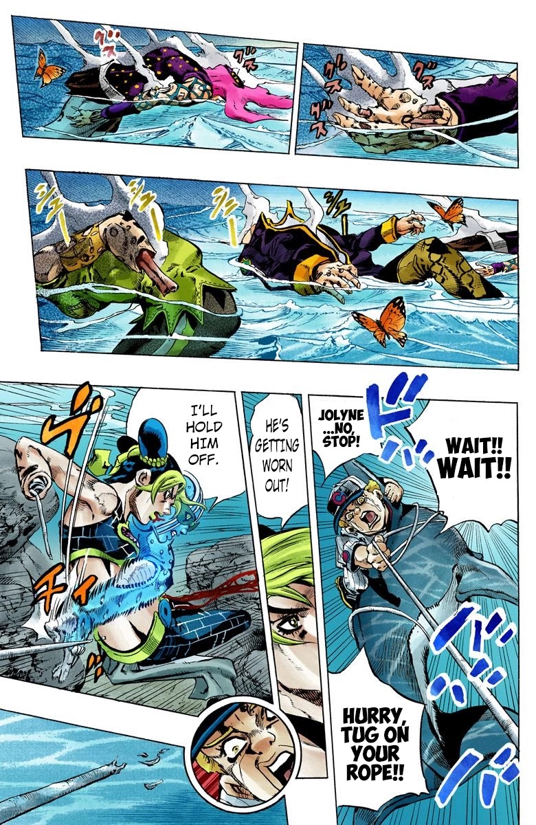 JoJo's Bizarre Adventure Part 6 - Stone Ocean (Official Colored) chapter 155 page 11