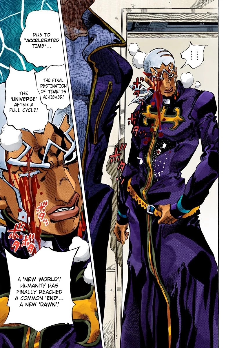 JoJo's Bizarre Adventure Part 6 - Stone Ocean (Official Colored) chapter 156 page 14