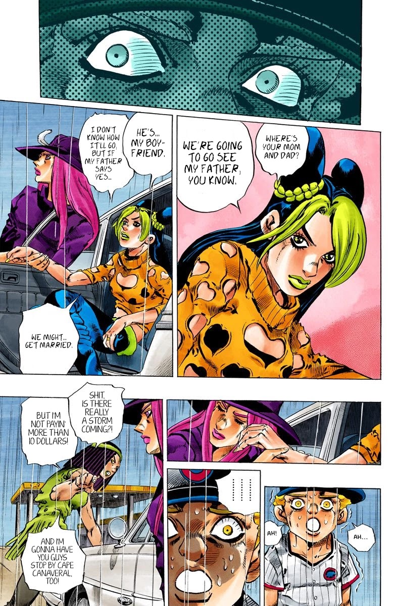 JoJo's Bizarre Adventure Part 6 - Stone Ocean (Official Colored) chapter 158 page 17