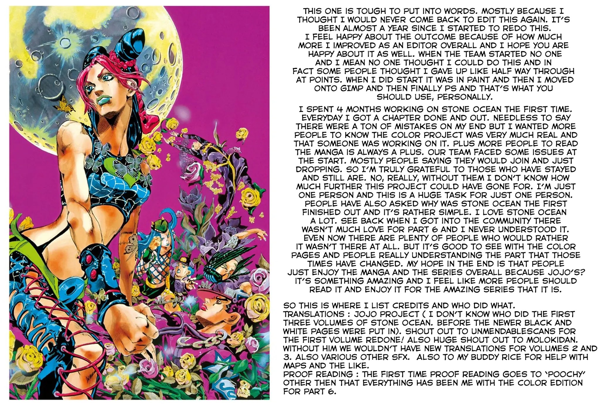 JoJo's Bizarre Adventure Part 6 - Stone Ocean (Official Colored) chapter 158 page 21