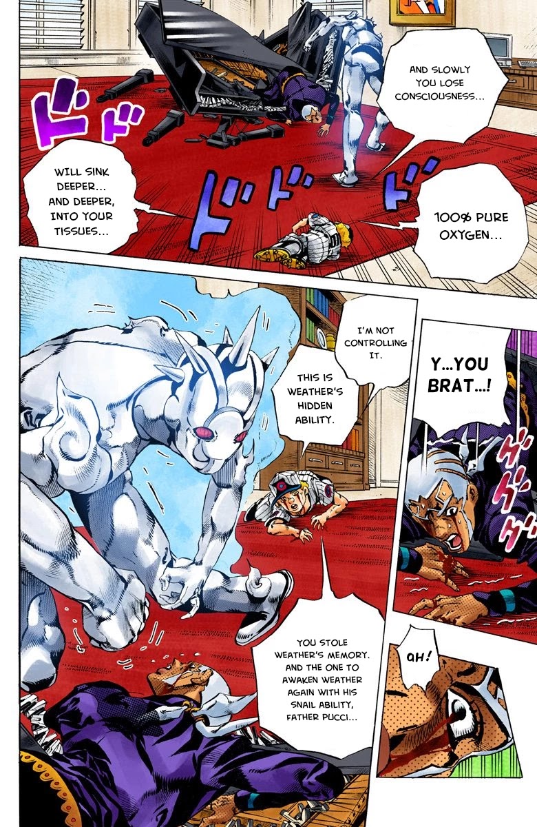 JoJo's Bizarre Adventure Part 6 - Stone Ocean (Official Colored) chapter 158 page 8