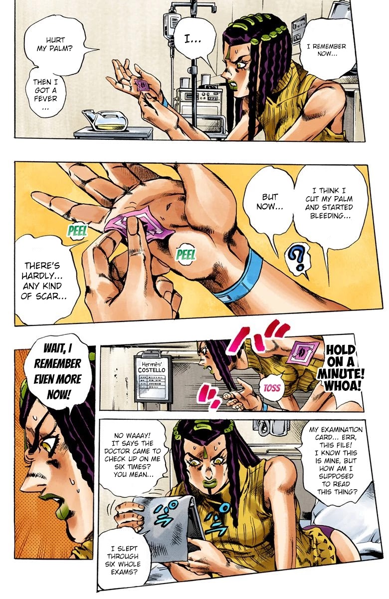 JoJo's Bizarre Adventure Part 6 - Stone Ocean (Official Colored) chapter 21 page 7