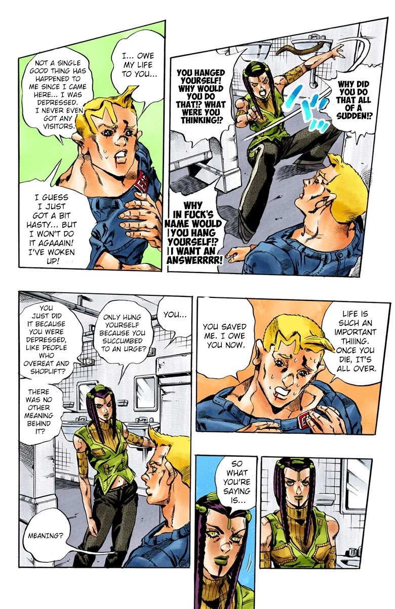 JoJo's Bizarre Adventure Part 6 - Stone Ocean (Official Colored) chapter 23 page 11