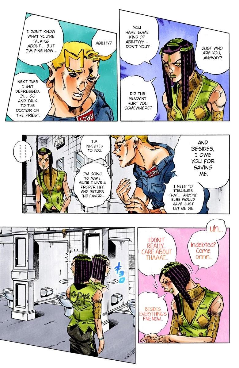 JoJo's Bizarre Adventure Part 6 - Stone Ocean (Official Colored) chapter 23 page 12