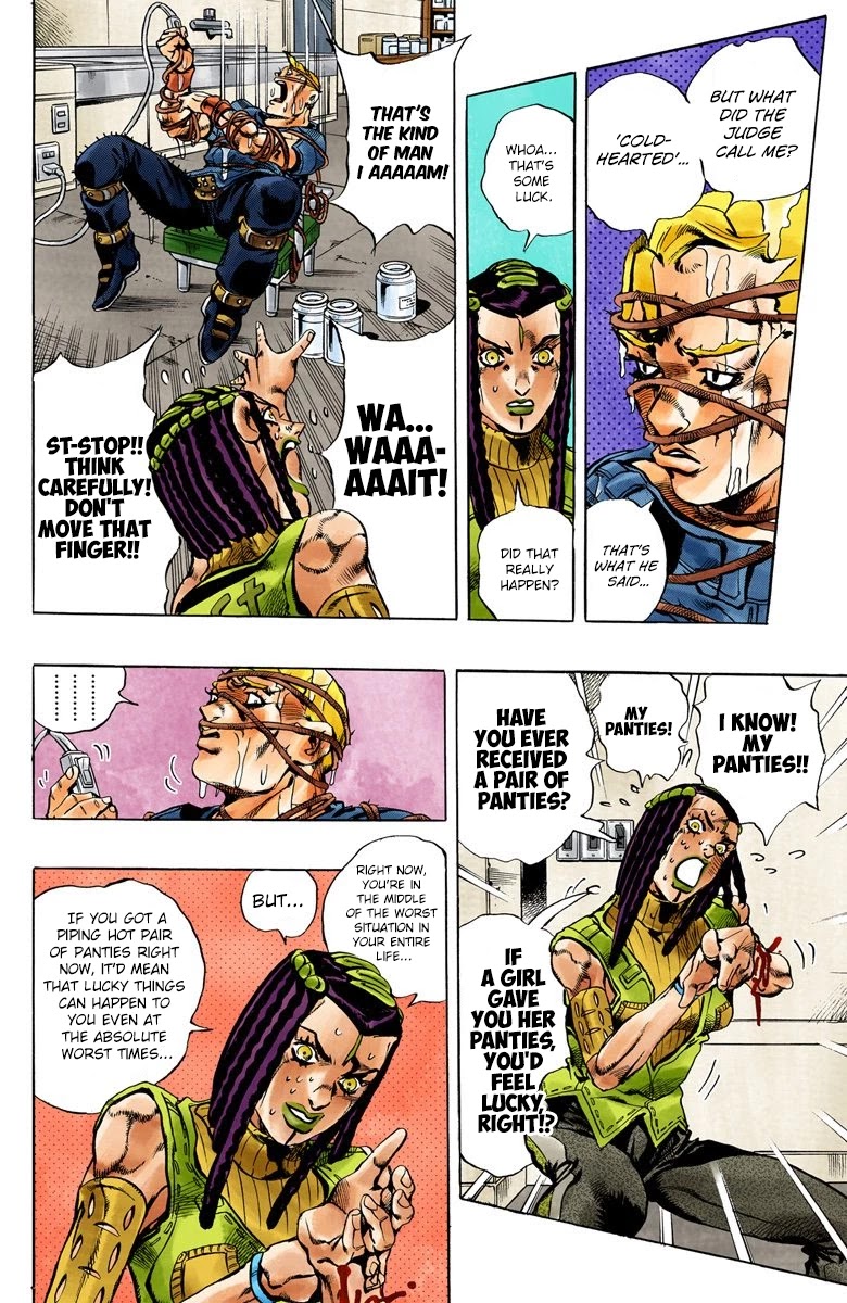 JoJo's Bizarre Adventure Part 6 - Stone Ocean (Official Colored) chapter 25 page 9