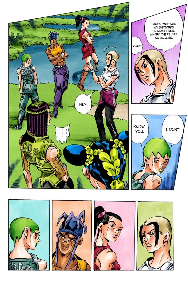 JoJo's Bizarre Adventure Part 6 - Stone Ocean (Official Colored) chapter 27 page 17