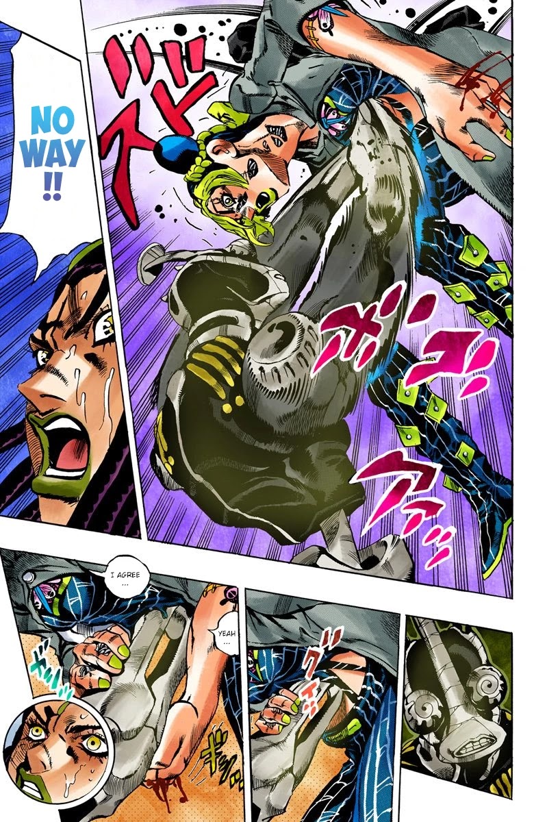 JoJo's Bizarre Adventure Part 6 - Stone Ocean (Official Colored) chapter 29 page 6