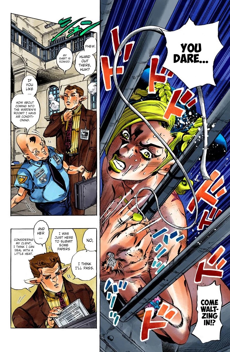 JoJo's Bizarre Adventure Part 6 - Stone Ocean (Official Colored) chapter 3 page 11