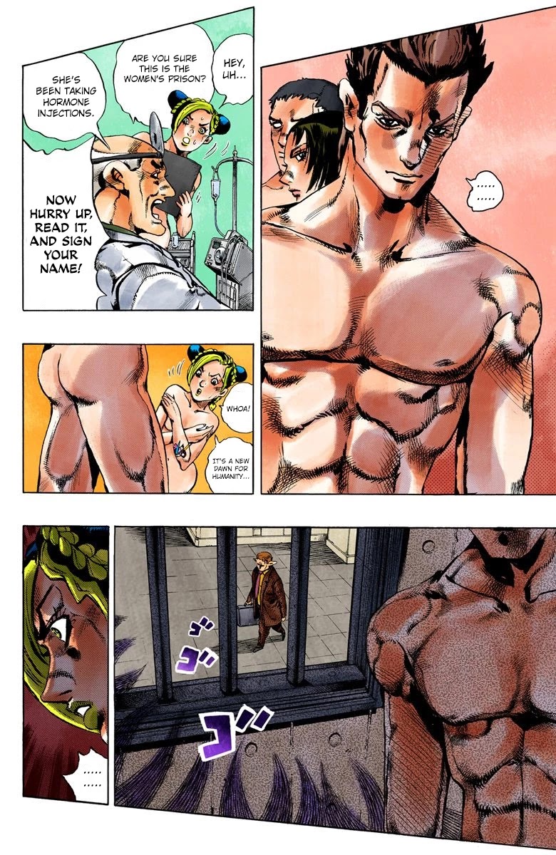 JoJo's Bizarre Adventure Part 6 - Stone Ocean (Official Colored) chapter 3 page 9