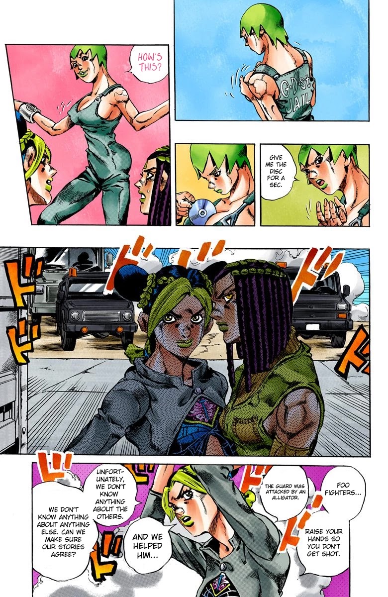 JoJo's Bizarre Adventure Part 6 - Stone Ocean (Official Colored) chapter 33 page 14