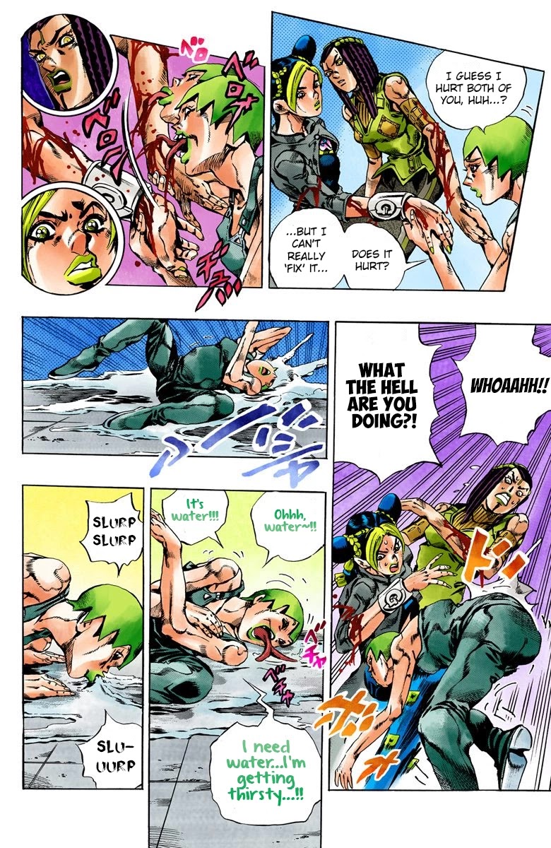 JoJo's Bizarre Adventure Part 6 - Stone Ocean (Official Colored) chapter 33 page 9