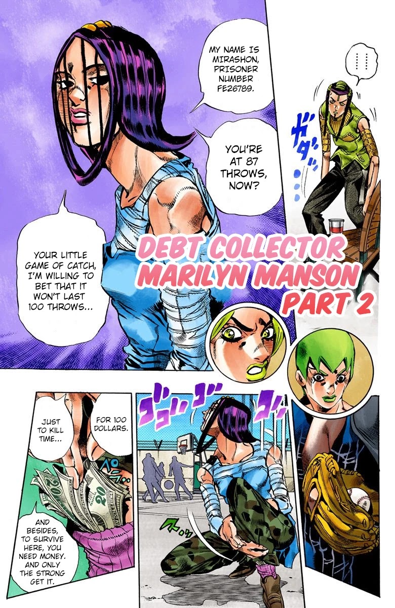 JoJo's Bizarre Adventure Part 6 - Stone Ocean (Official Colored) chapter 35 page 2
