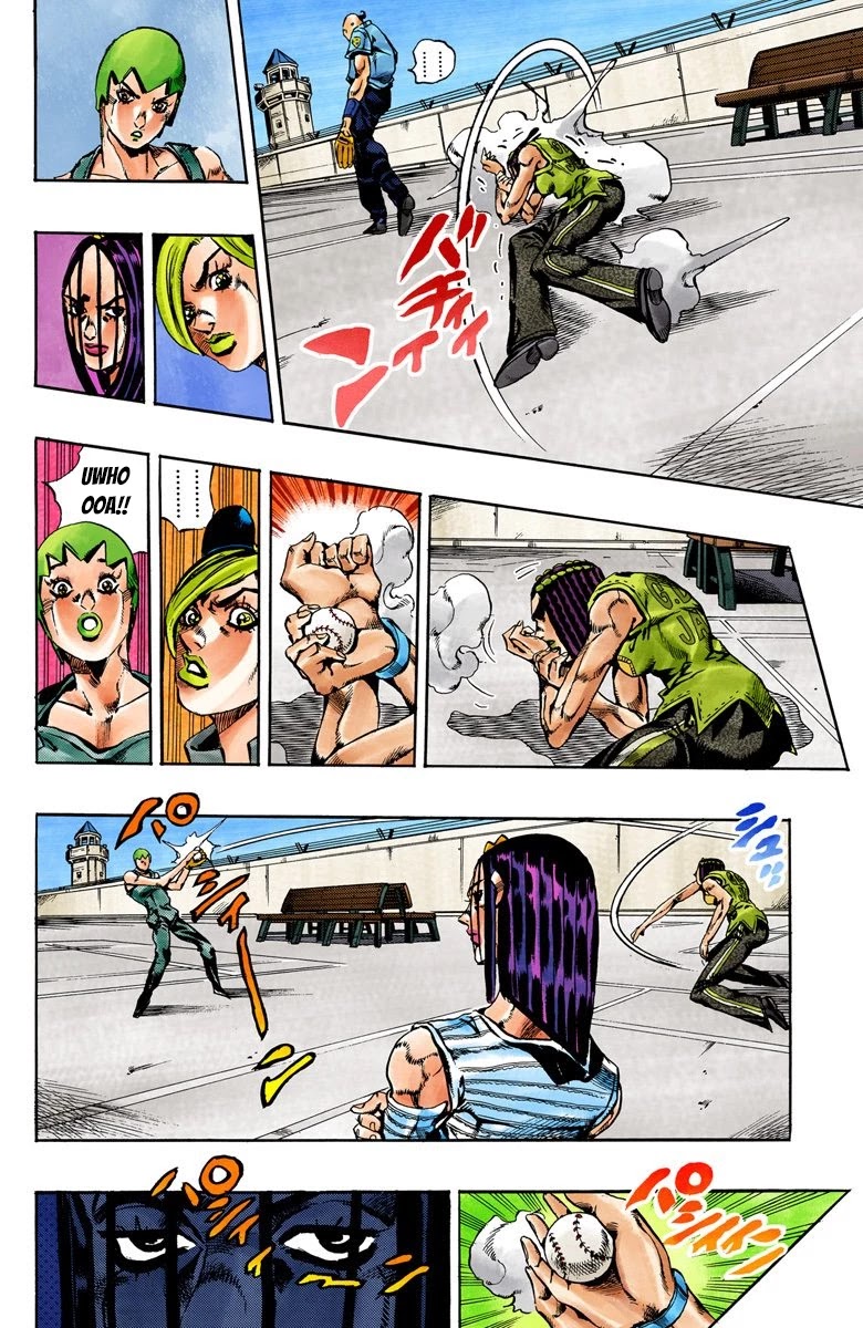 JoJo's Bizarre Adventure Part 6 - Stone Ocean (Official Colored) chapter 36 page 15